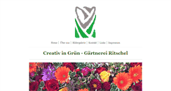 Desktop Screenshot of creativ-in-gruen-ritschel.de